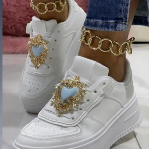 Scarpe da ginnastica Magnifica Cuore Celeste