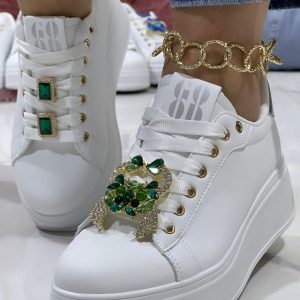 Scarpe da ginnastica Haiti inserto Verde