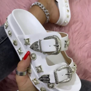 Sandalo Taormina Bianco