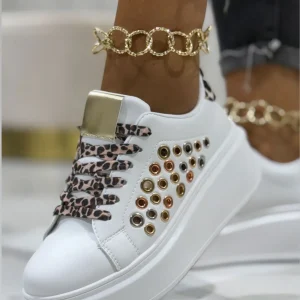 Emy Bianco/Leopardo - Sneakers