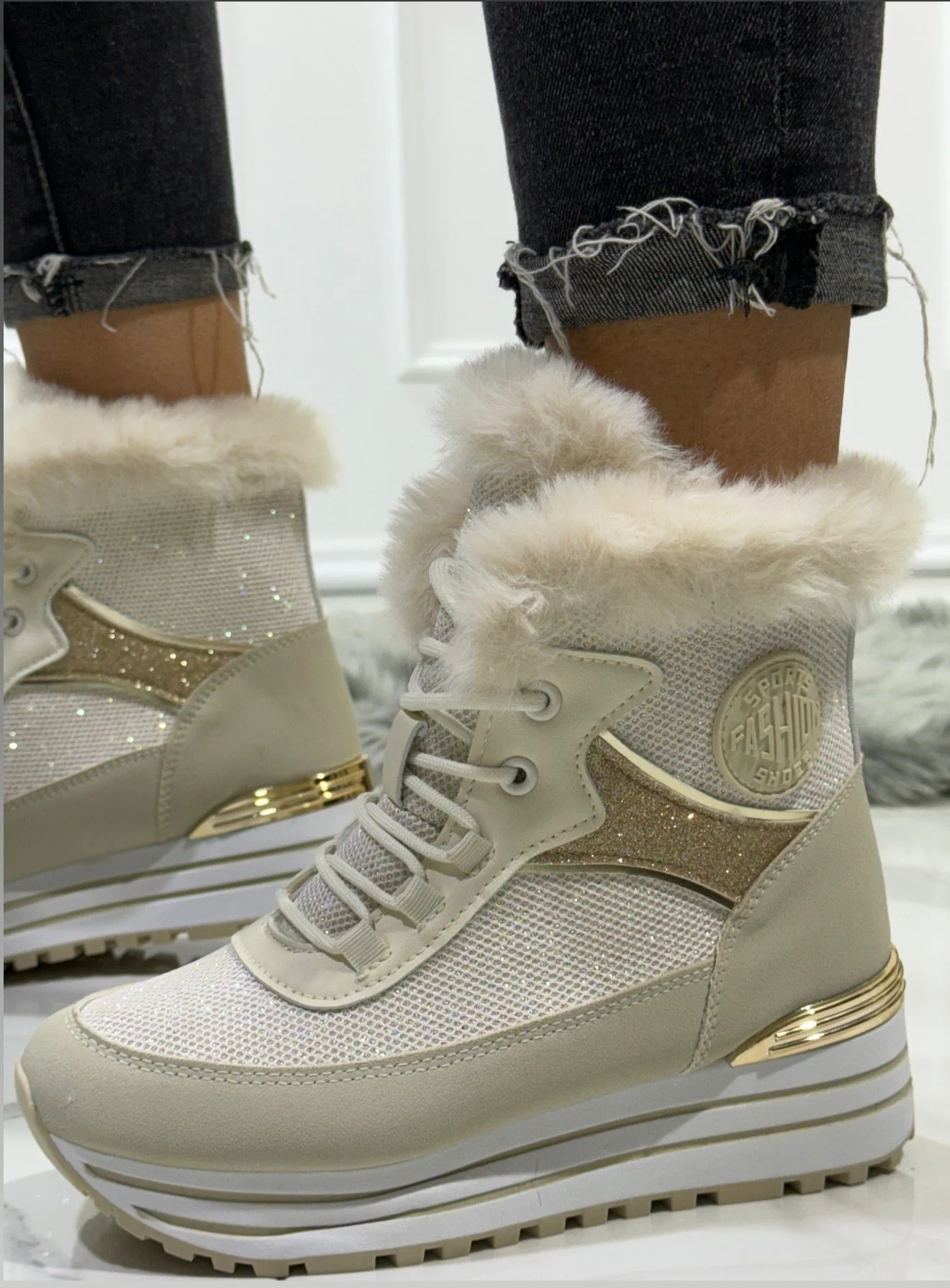 Anita Beige - Sneakers - immagine 3