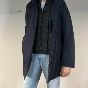 Krakatau parka Bleriot Trench coat dark night