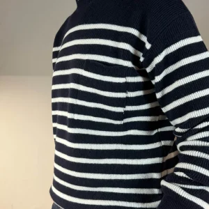 Maglia girocollo a righe