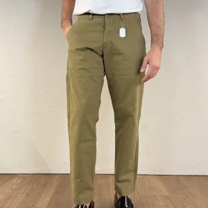 Pantalone officer chino army green