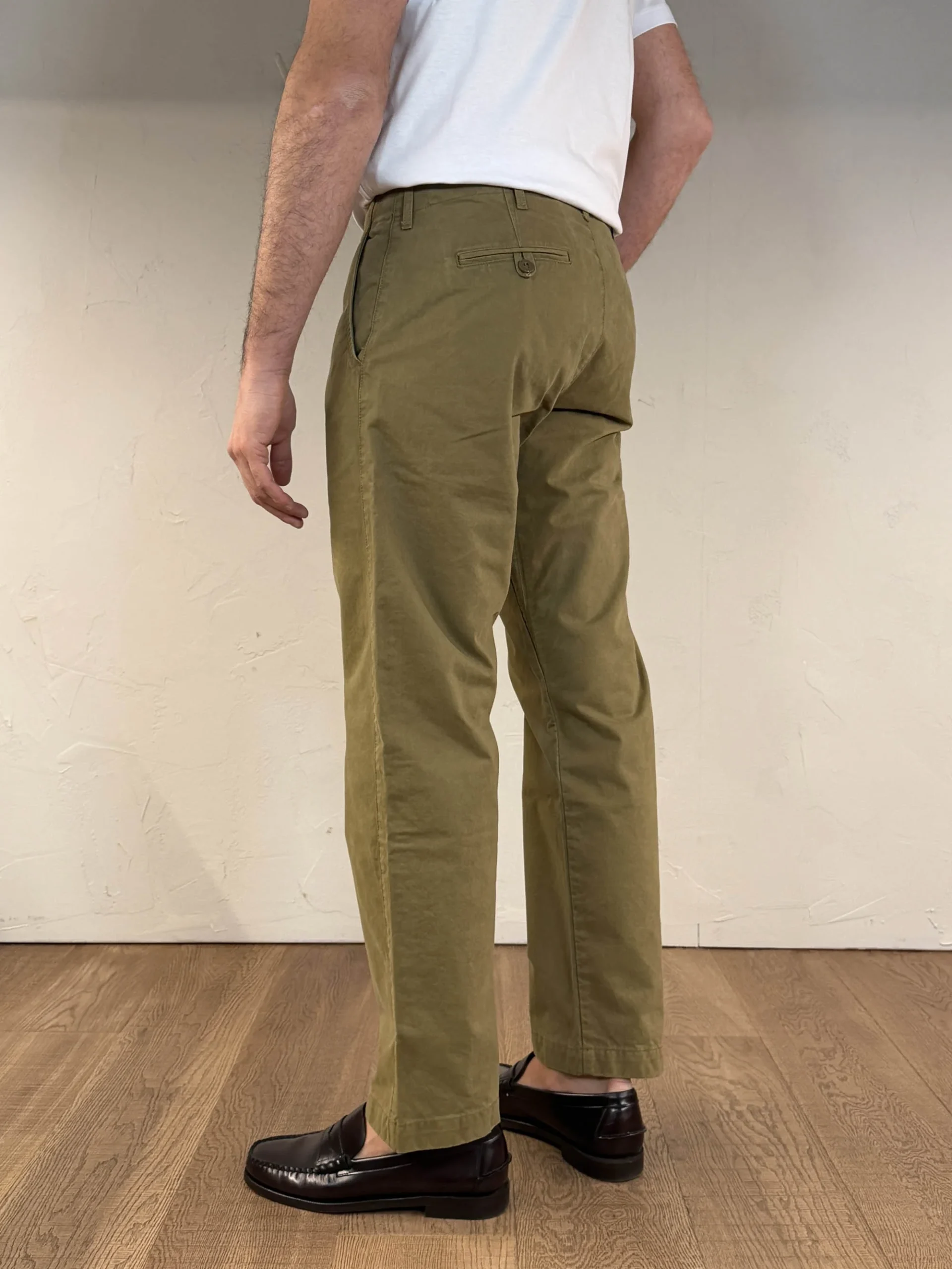 Pantalone officer chino army green - immagine 4