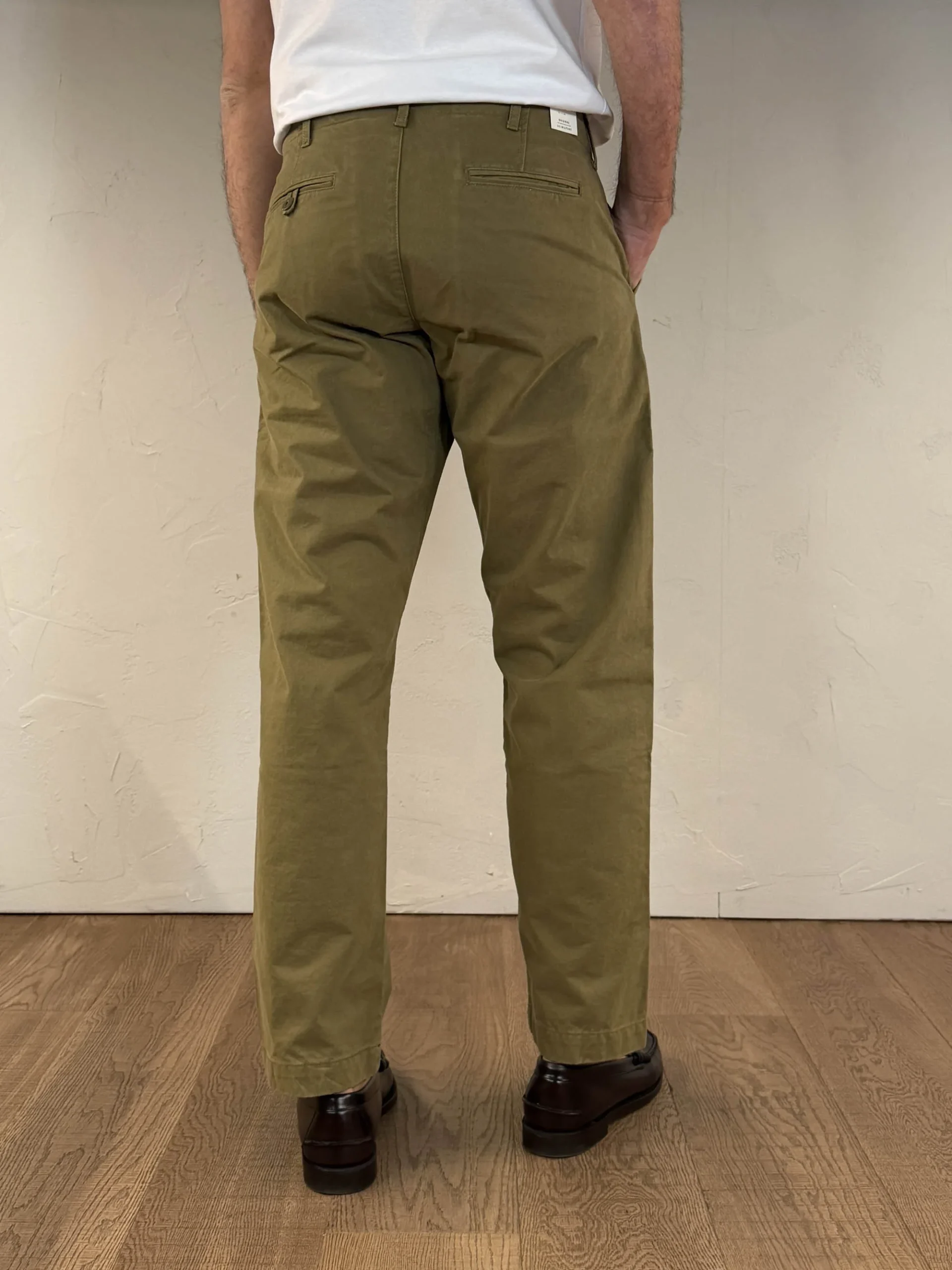 Pantalone officer chino army green - immagine 5