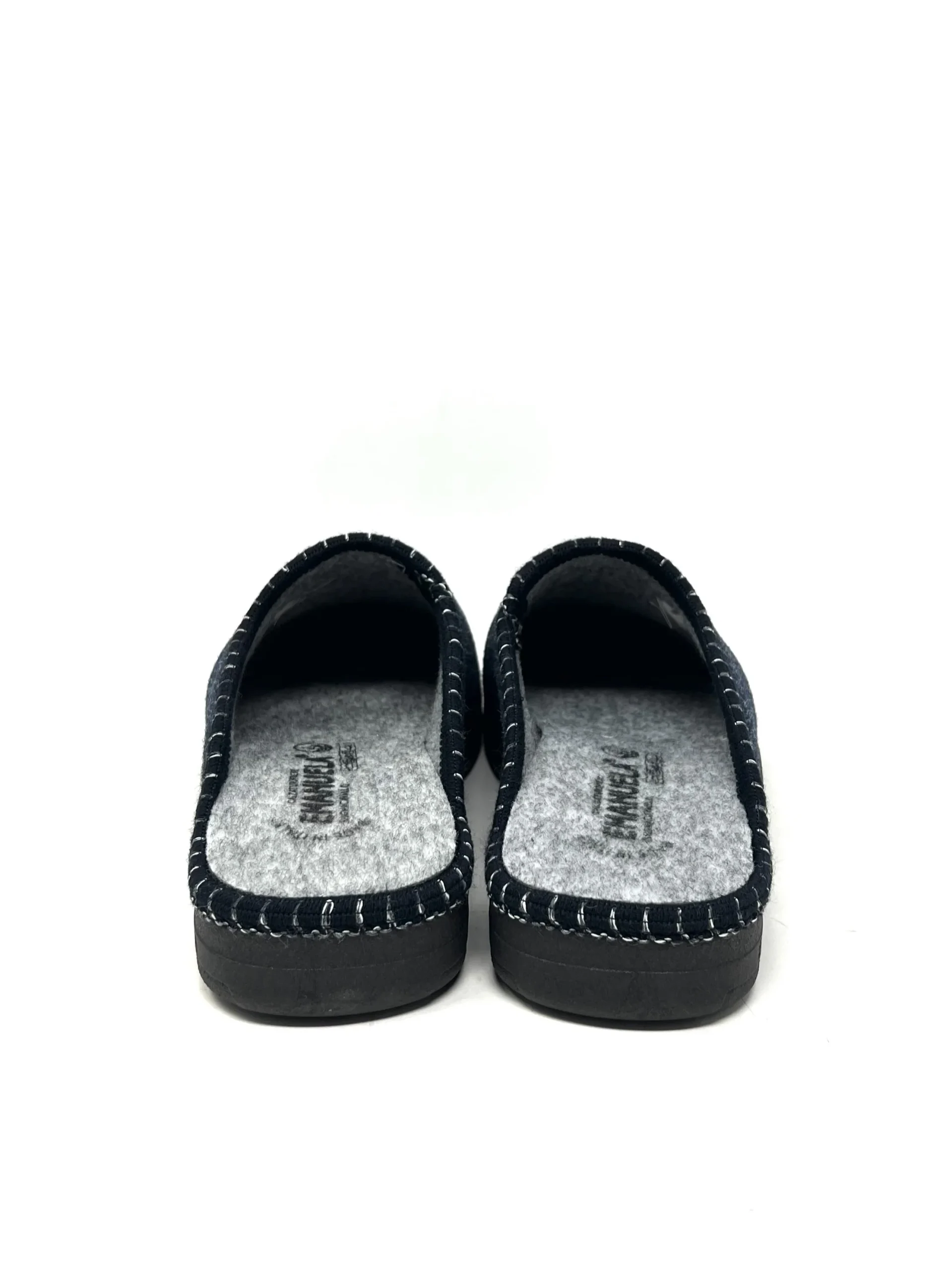 Ciabatta uomo blu con ricamo - 1900BL - immagine 5