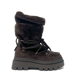 Scarponcino in ecopelliccia color t.moro - A61M