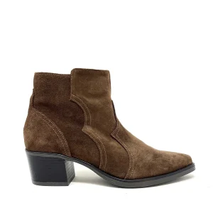 Tronchetto camoscio marrone - I58190