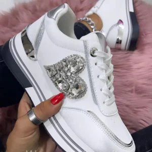 Sneakers Saturno Bianche