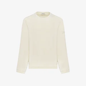 Crew neck sweatshirt with nylon details