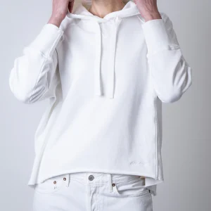 Dondup felpa F517 KF0254D MI9 000 bianco