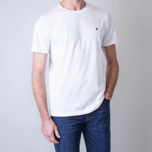 Dondup t shirt US198 JF0271 ZL4 000 bianco