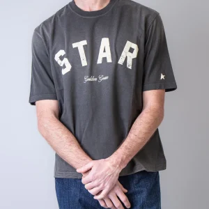 Golden Goose t shirt GUP01873.P002419 60666 grigio