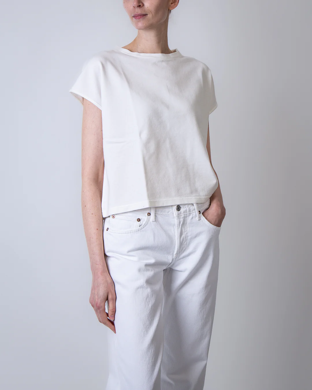 Ma'ry'ya t shirt YSJ120 I1 bianca - immagine 2