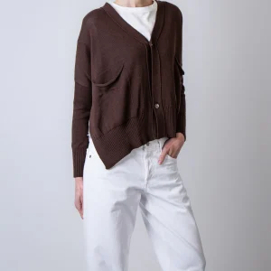 Ma'ry'ya maglia YSK033 B10 marrone