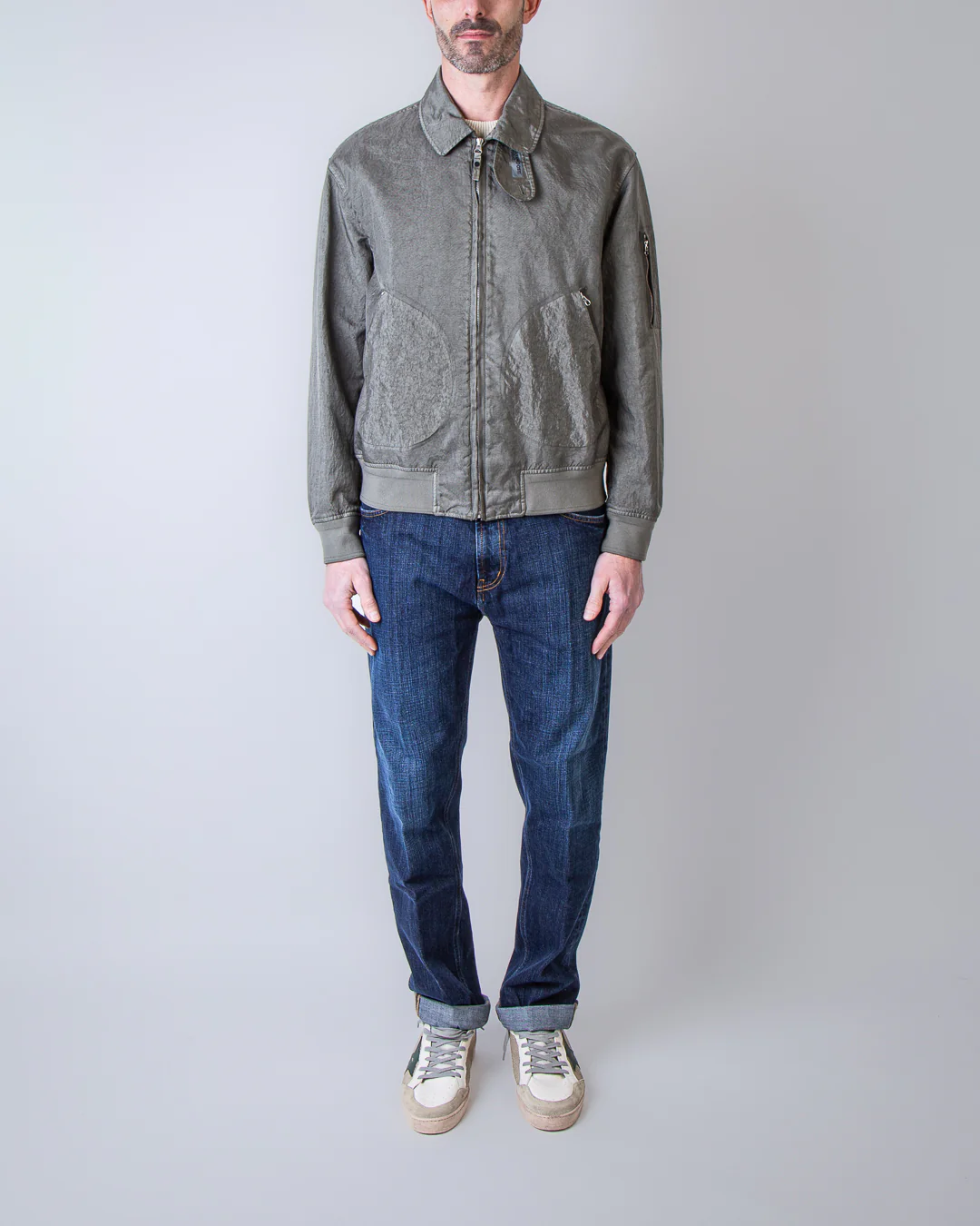 Massimo Osti Studio giubbotto 20MOW205A 110504G 674 grigio - immagine 5