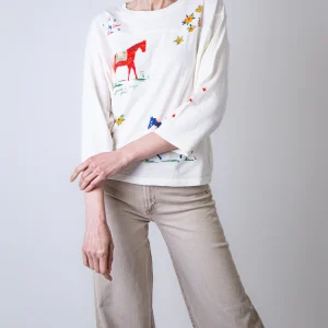 Mother t shirt 81051-601/C WHE bianco