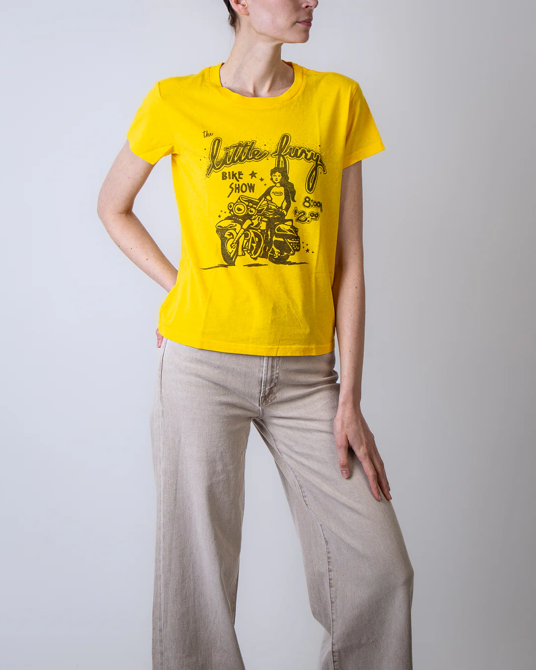 Mother t shirt 8231-944/B LFU gialla - immagine 3