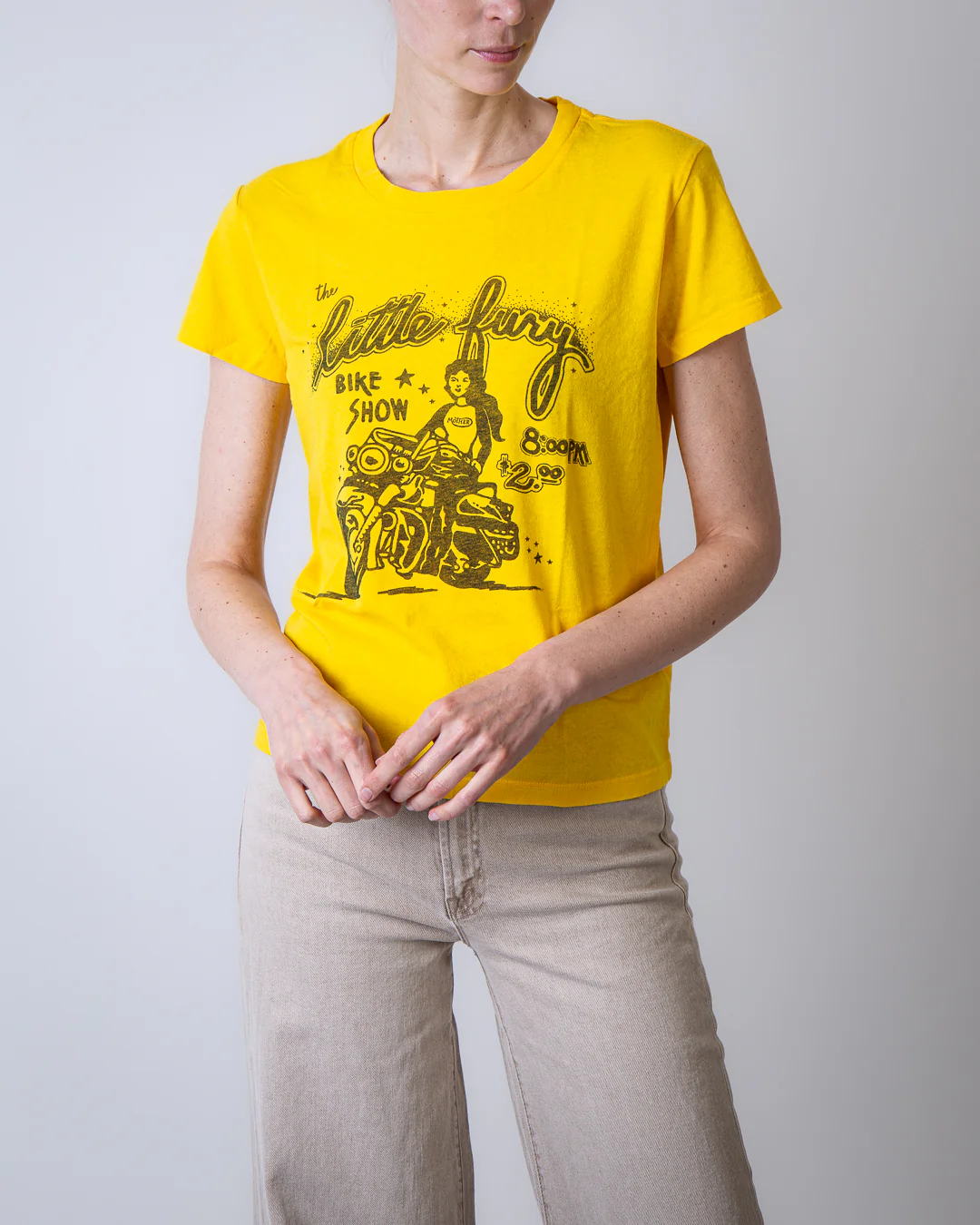 Mother t shirt 8231-944/B LFU gialla - immagine 2