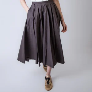 Roberto Collina gonna F51067 08 marrone