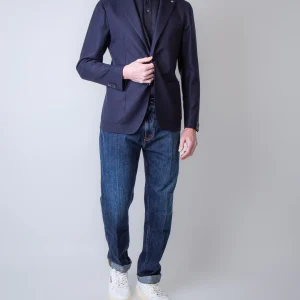 Tagliatore giacca 1SMC22K 060069 B5040 blu