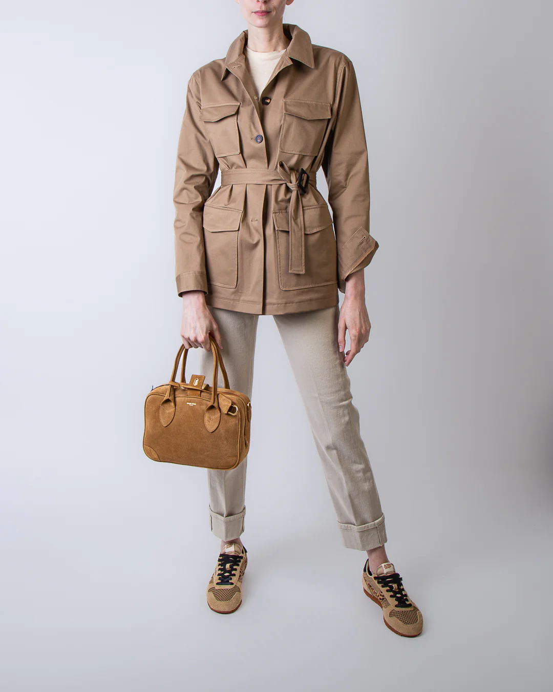 Tagliatore giacca J-LAUREN I70010 F1175 beige - immagine 2