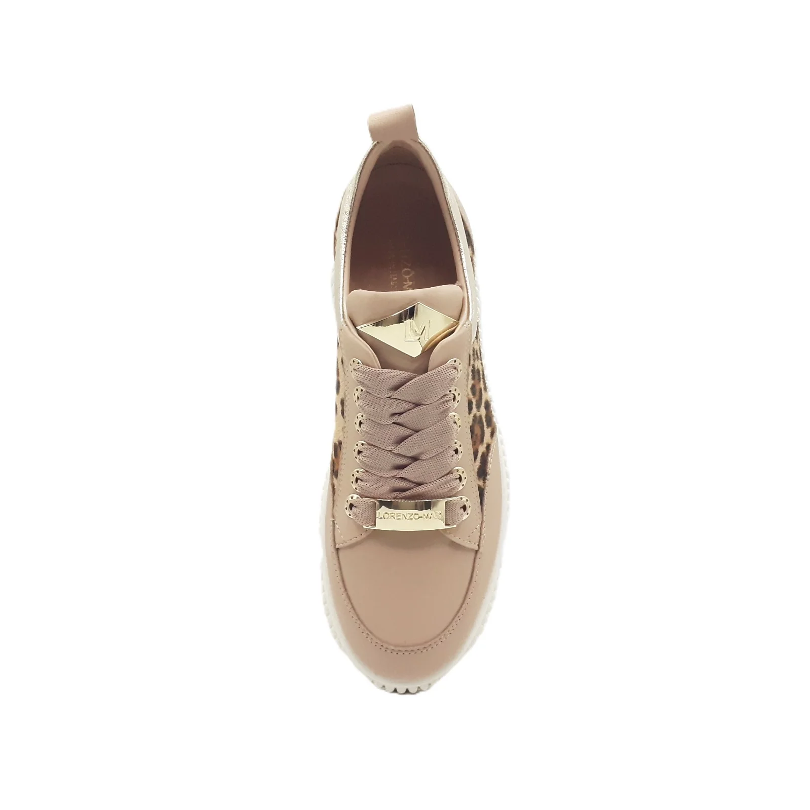 Sneakers Sally 26 nude/Leopard - immagine 3