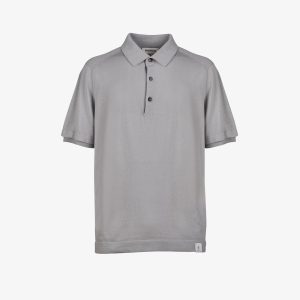 Knitted polo shirt