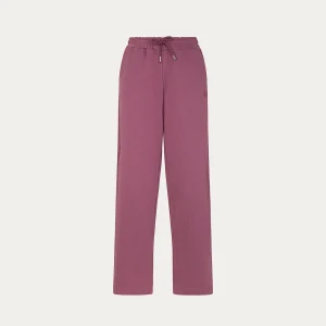 Pantaloni a palazzo con elastico in vita donna vinaccia