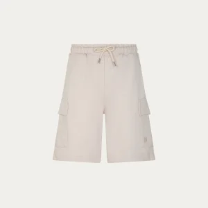 Pantaloncini cargo donna beige