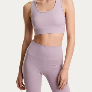 Leggings ciclista donna rosa a vita alta