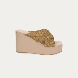 Tacchi Susan rafia, vegani ecologici