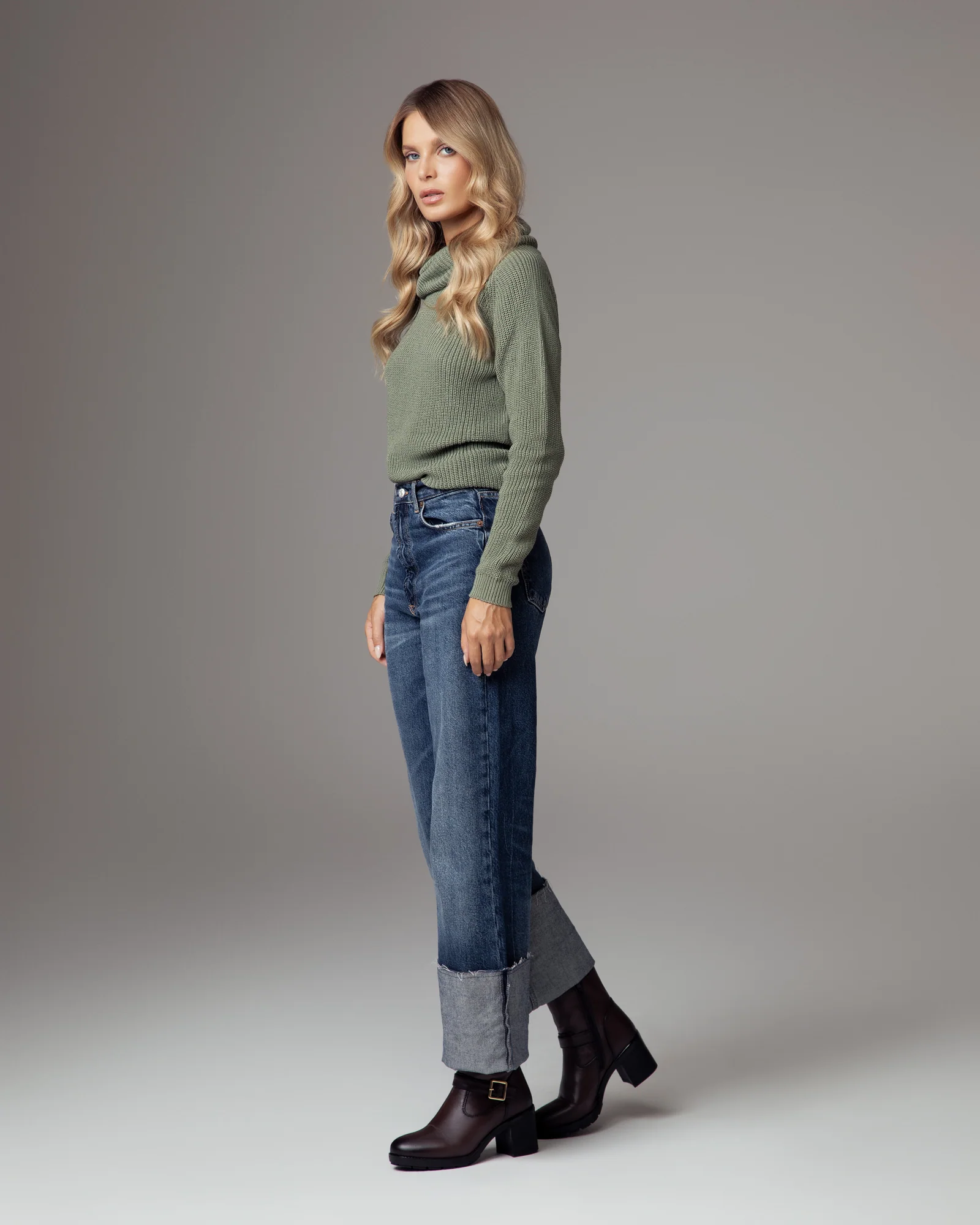 Dolcevita in cotone organico foresta - immagine 6