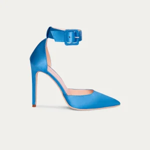 Tacchi Valentina blue, vegani ecologici