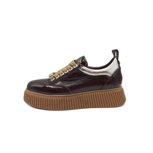 Sneakers Sally 26 Mogano/Platino