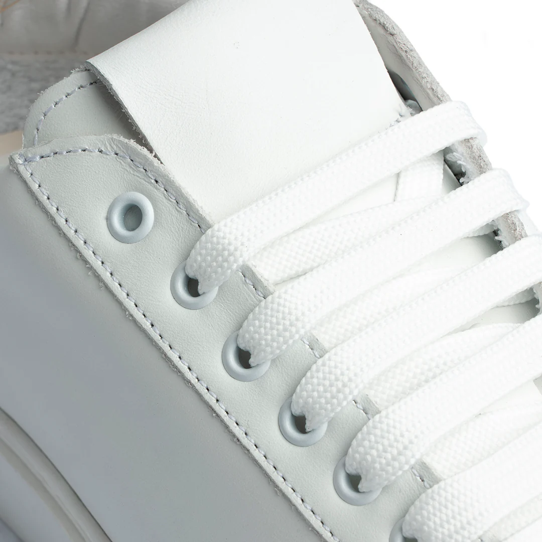 Sneaker in pelle bianca Uomo - immagine 5