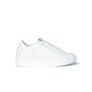 Sneaker in pelle bianca Uomo