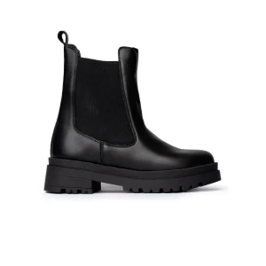 Chelsea Boots in Pelle Suola Carrarmato – Nero ART. 1522