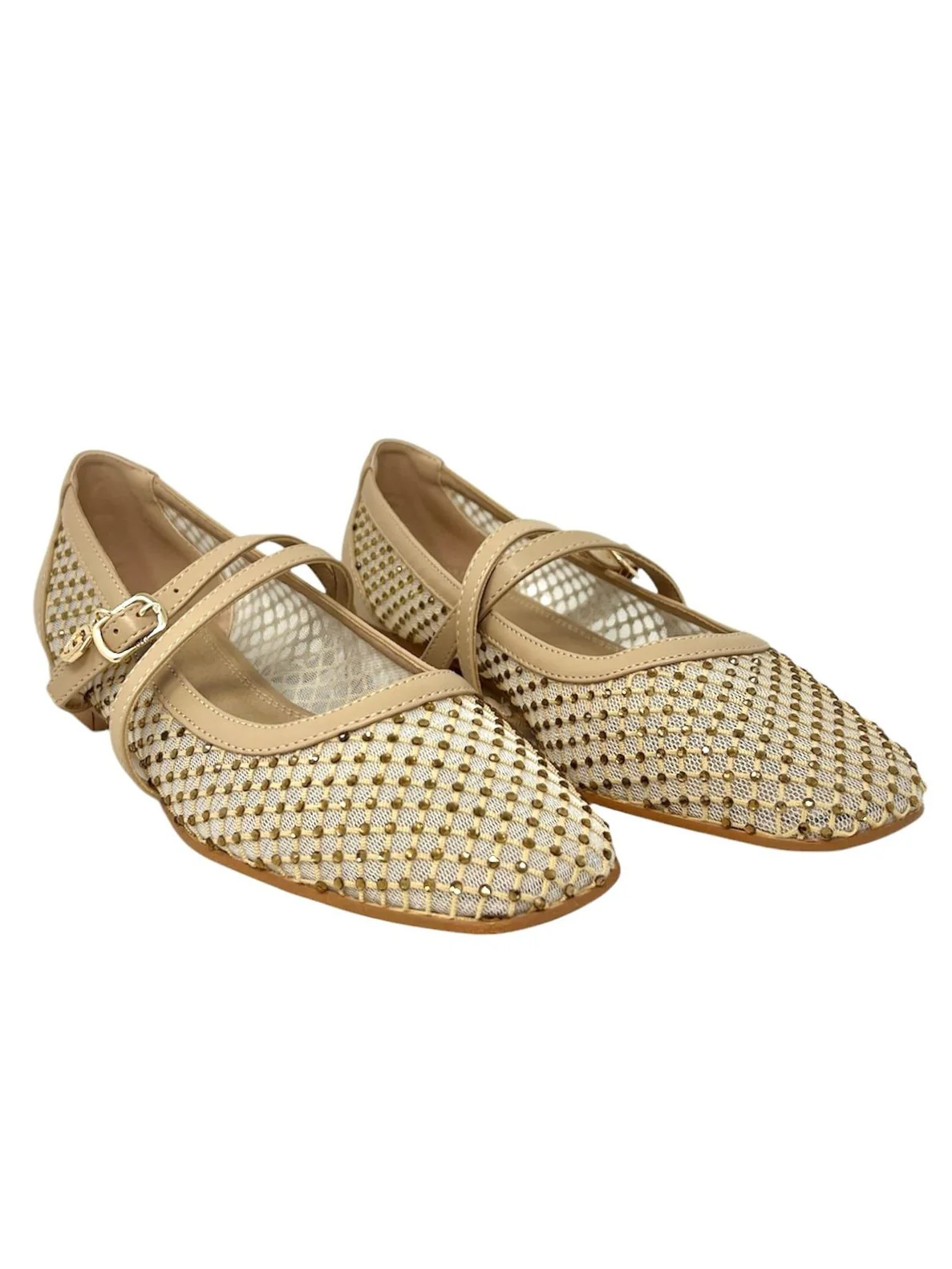 Ballerina a rete oro con strass - GD193O - immagine 4