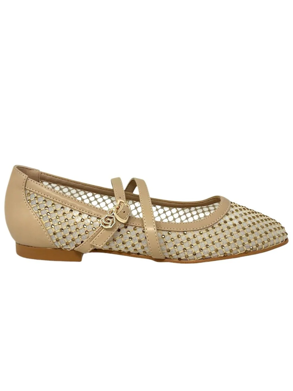 Ballerina a rete oro con strass - GD193O - immagine 2