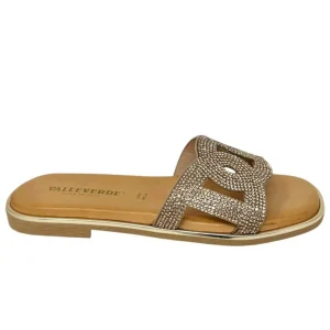 Ciabatta fascia color bronzo - 32030B