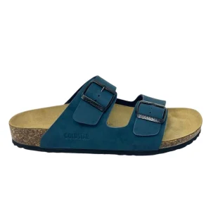 Ciabatta uomo doppio cinturino colore notte - GS1800