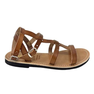 Sandalo con cinturini in cuoio - 3086