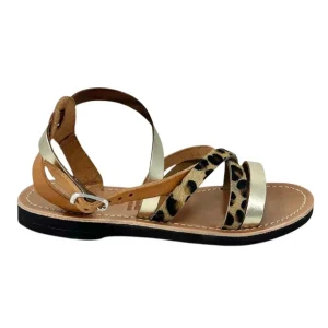 Sandalo adige platino cavallino - 3240P