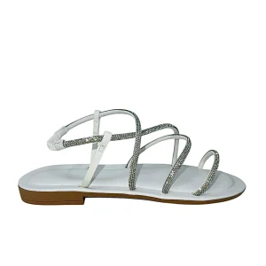 Sandalo basso crystal white - LIDO684