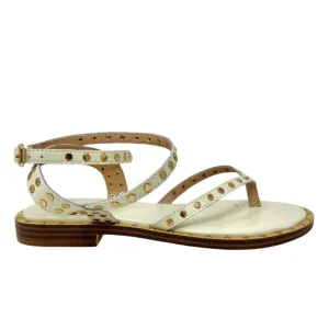 Sandalo infradito gladiatore beige - E3702AB