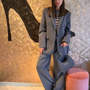 Completo grigio gessato - 3264