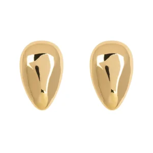 Orecchini Oval Drop Studs - TOVAL