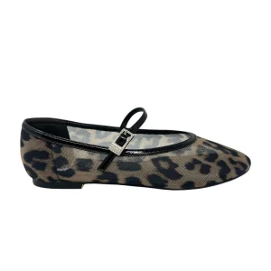 Ballerina animalier color caffè - V_CAFFE